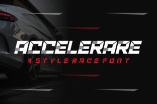 Accelerare: A Sporty Sans Serif Font
