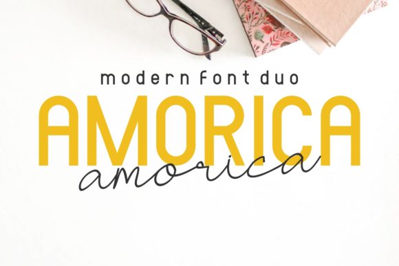 Amorica: Where Typographic Sophistication Meets Modern Creative Confidence