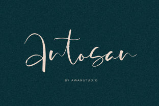 Antosan: A Bold Handwritten Font with Whimsy