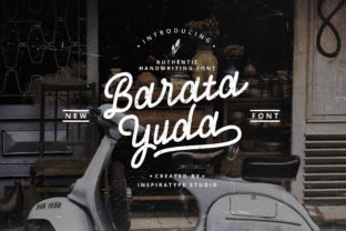 Baratayuda: A Handwritten Font with Vintage Confidence and Modern Versatility