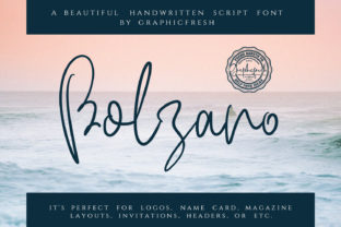 Bolzano: A Light Handwritten Font That Feels Effortlessly Human