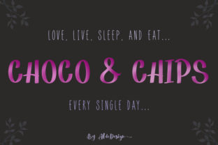 Choco Chips Font