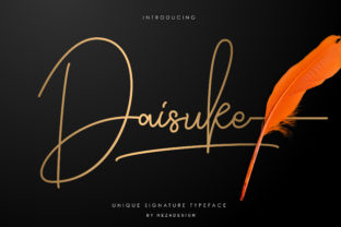 Daisuke Font: A Light, Elegant Handwritten Typeface That Brings Energy to Every Design