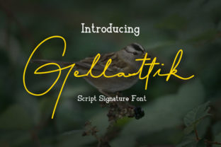 Gellattik: A Playful Handwritten Font