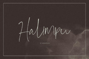 Halimpu: A Handwritten Font with Contemporary Character and Design Flexibility