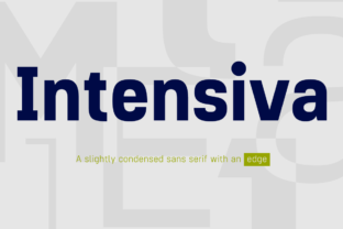 Intensiva Family: A Humanistic Sans Serif Built for Clarity, Economy, and Creative Confidence