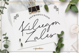 Kileegon Zales: The Handwritten Font Redefining Authenticity in Digital Design