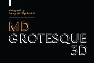 MD Grotesque 3D: A Lightweight, Contemporary Sans Serif with Dimensional Clarity