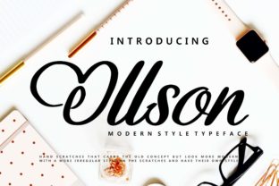 Ollson: A Bold, Natural Handwritten Font