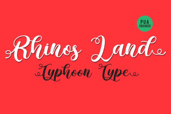 Rhinos Land: A Handwritten Font with Authentic Charm