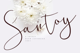 Santoy: A Light-Handed Yet Bold Handwritten Font That Delivers Visual Impact