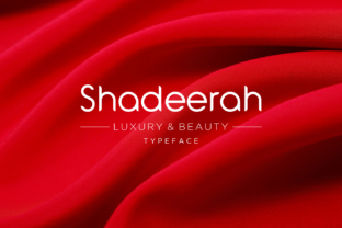 Shadeerah Font Evaluation